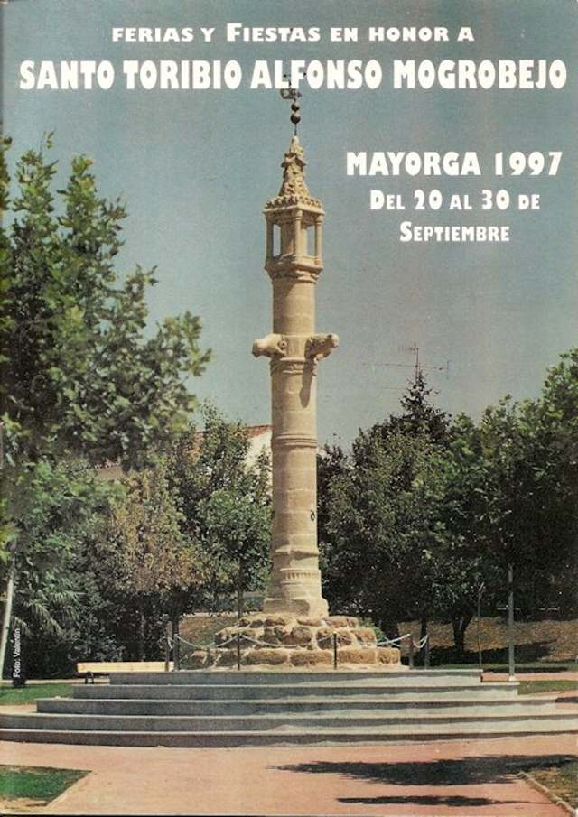 Portada programa fiestas Mayorga 1997