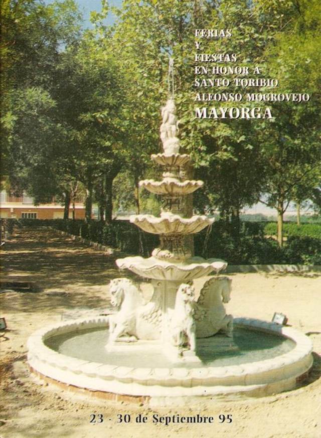 Foto del programa de fiestas de Mayorga de 1995