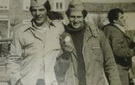 Foto de los quintos de Mayorga en 1979