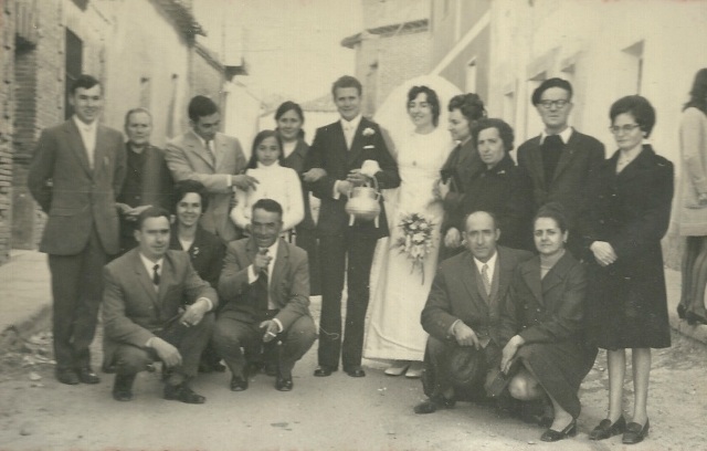 Boda Manuela en Mayorga 1971