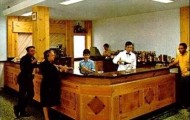 Foto del interior del restaurante Santa Ana de Mayorga 1982