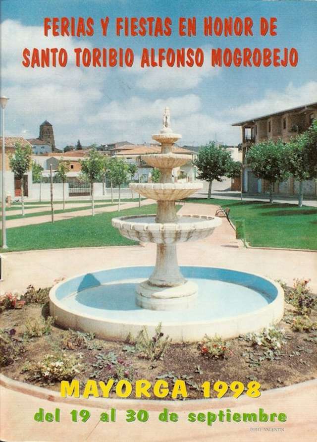 Portada programa fiestas Mayorga 1998