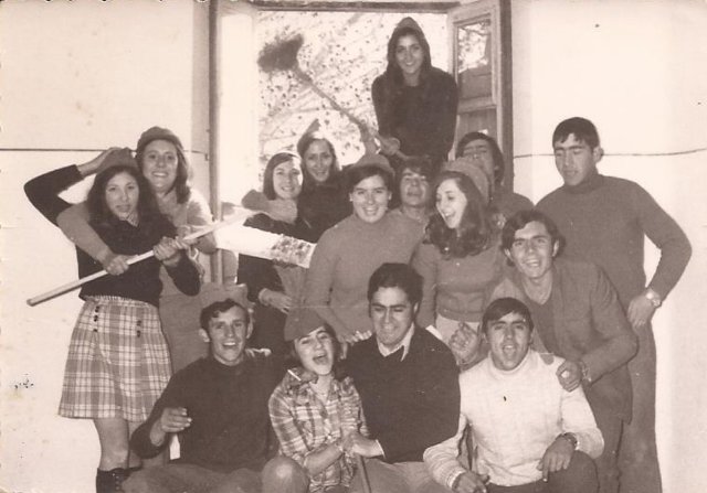 Foto de los quintos de 1973 de Mayorga