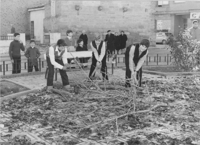Foto del Belén Viviente de Mayorga 1983