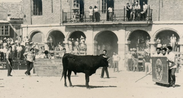 Con el tablero en Mayorga 1972