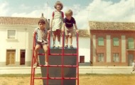 Foto del parque del Rollo en Mayorga 1976