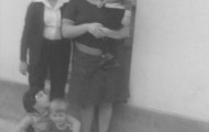 Celebrando comunión en Mayorga 1980