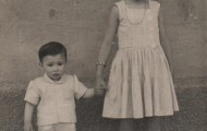 Lola y Nanin Blanco Feria Carros Mayorga 1958