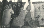 Foto de las Festeras de las fiestas de Mayorga
