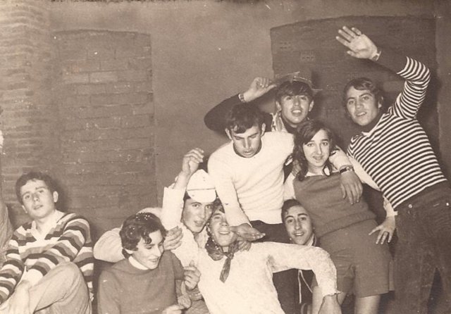 Nochevieja en Mayorga 1971