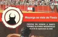 Portada programa fiestas Mayorga 2009