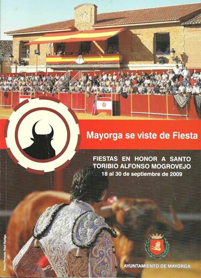 Portada programa fiestas Mayorga 2009