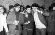 Amigos en Mayorga Navidad 1976