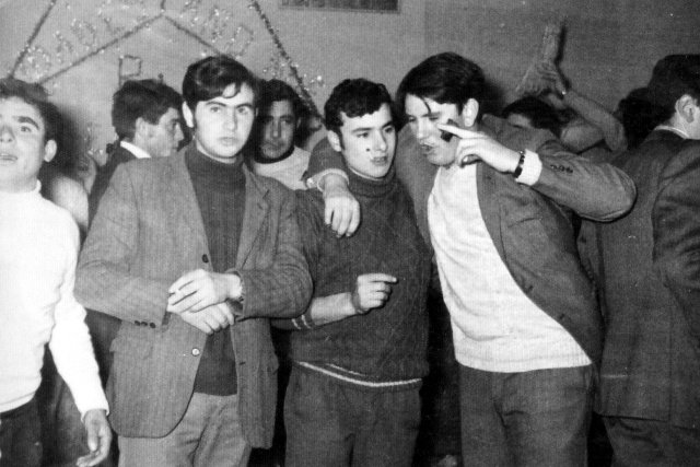 Amigos en Mayorga Navidad 1976