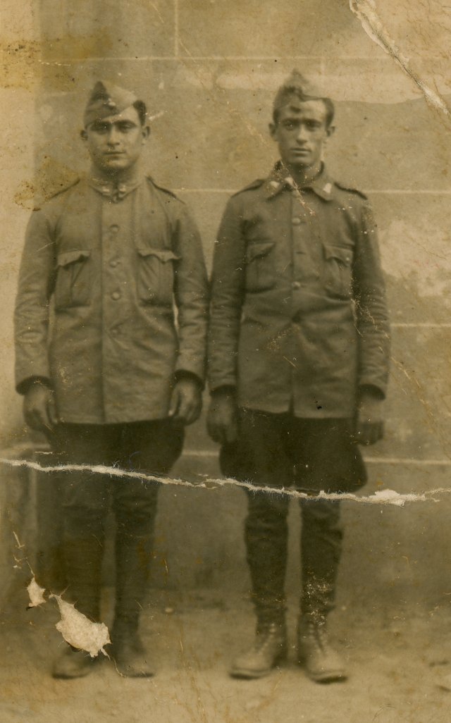 Santiago Trigueros servicio militar 1935