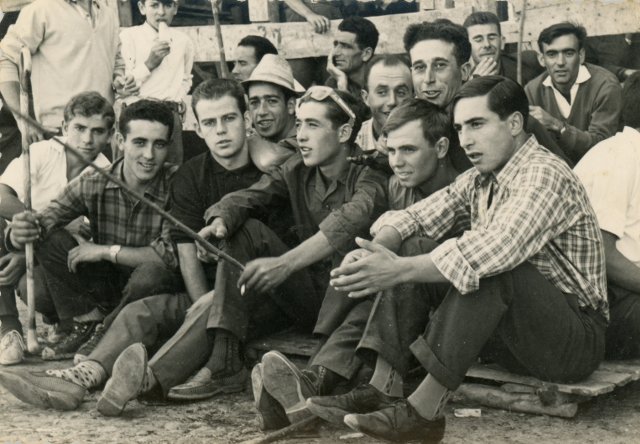 Fiestas de Mayorga sentados 1967