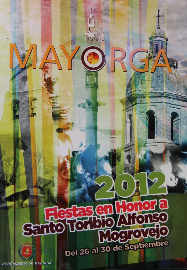 Portada programa fiestas Mayorga 2012