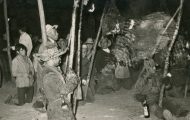 Mayorganos en El Vítor cantando himno plaza Mayorga 1976