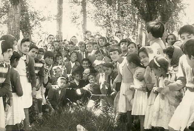 Jóvenes de Merienda en Castilleja 1960