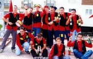 Foto de las fiestas de Mayorga. Peña La Estampida 2001 Mayorga