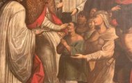 Pintura de Santo Toribio mandada hacer por Dean Saavedra