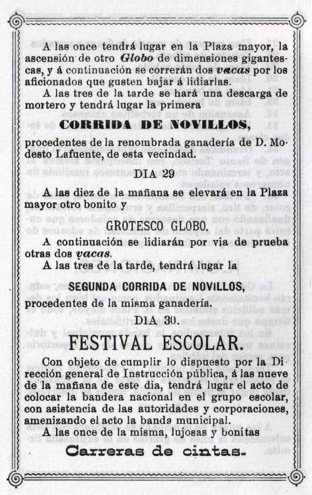 Programa Fiestas Mayorga 1984 06
