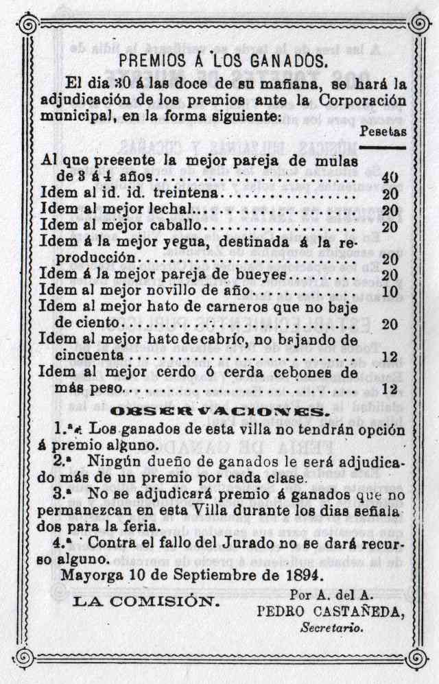 Programa Fiestas Mayorga 1984 08