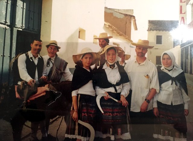 Foto de labradores en el Carnaval Mayorga 2000