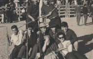 Amigos en las fiestas de Mayorga