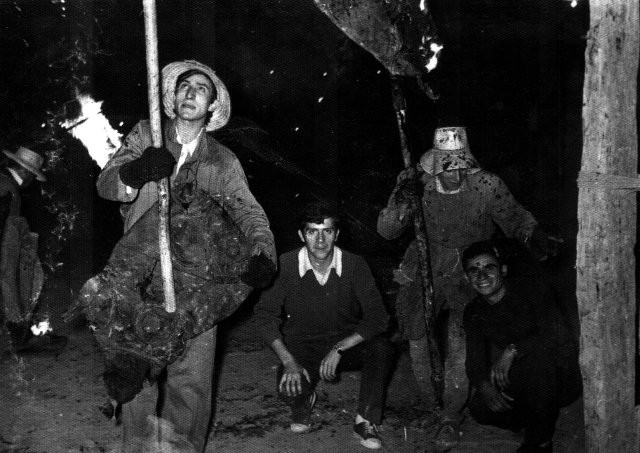En el vitor de Mayorga algunos de la peña el Silencio
