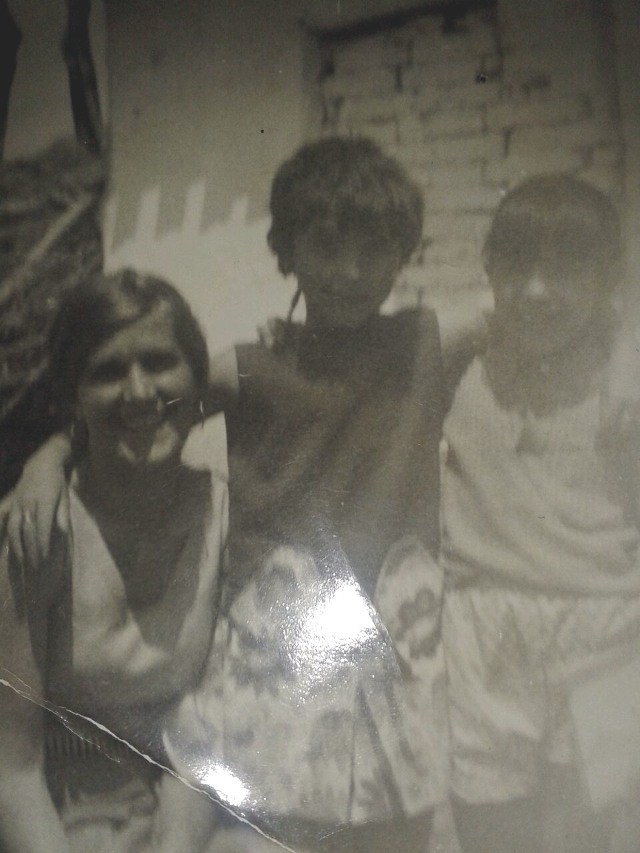Juana Maria Lera con tía y prima
