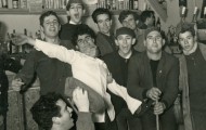 Quintos de Mayorga en el bar 1966