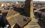 Foto aérea Iglesia Santa Maria del Mercado Mayorga 2014
