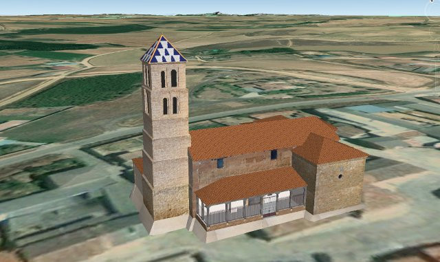Santa Maria Arbas google earth Mayorga