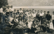 Mayorganos celebrando san blas o san anton 1962