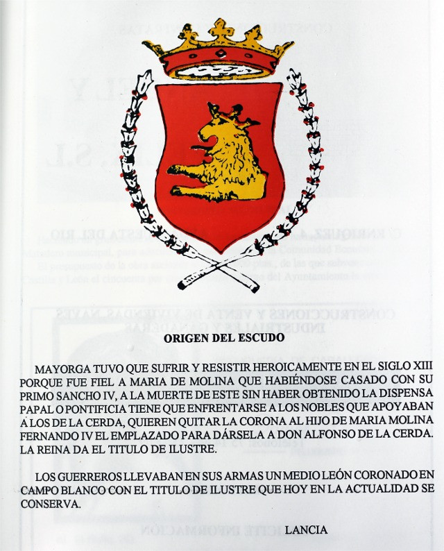 Origen escudo Mayorga