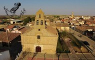 Ermita Santo Toribio desde el aire Mayorga