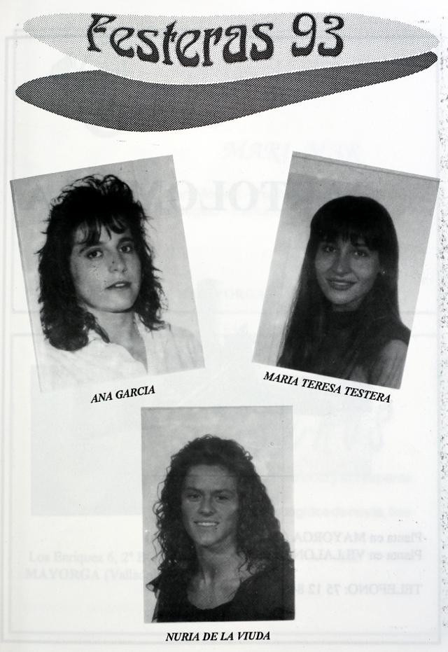 festeras mayorga 1993