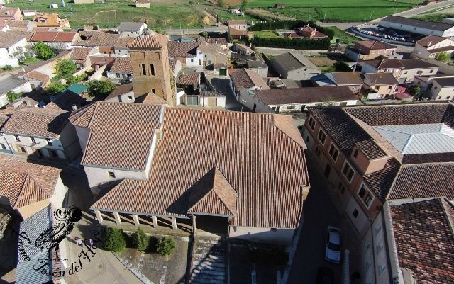 Iglesia de Santa Marina Mayorga 2014 vista aérea