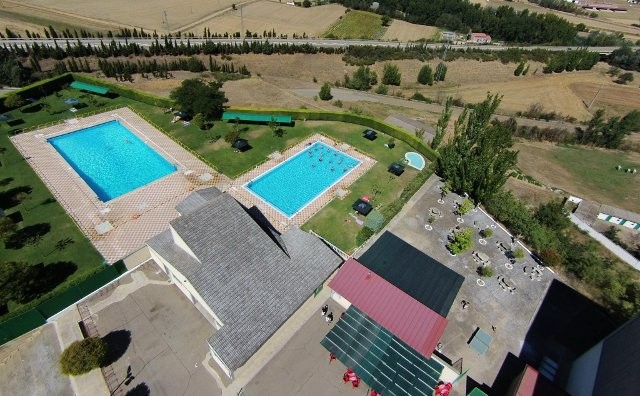 Piscina Mayorga vista aérea 2014