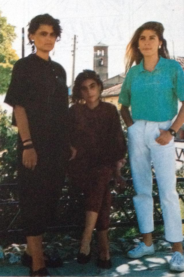 Festeras de Mayorga 1989 Susana, Tere y Susana Cancela