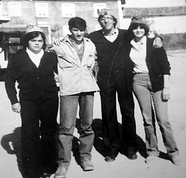 Foto de los quintos de Mayorga 1980