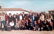 Foto de los quintos de Mayorga nacidos en 1962. 1980