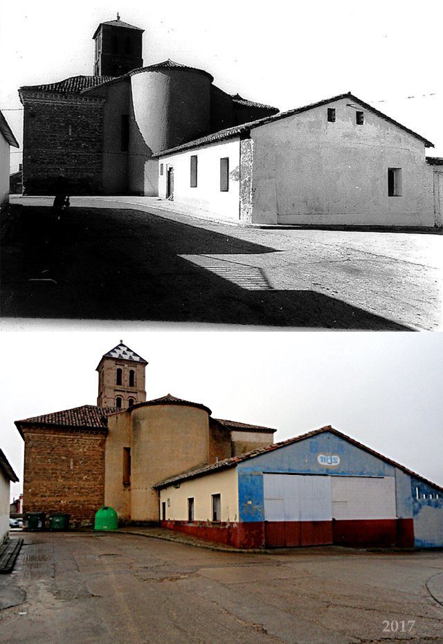 Arbas en Mayorga comparativa de antes y el 2017