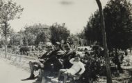 Mari Tere Rodríguez y Jose Luis Daniel en el Mirador de Mayorga 1964